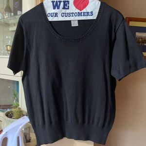 Express knit black T-shirt size M